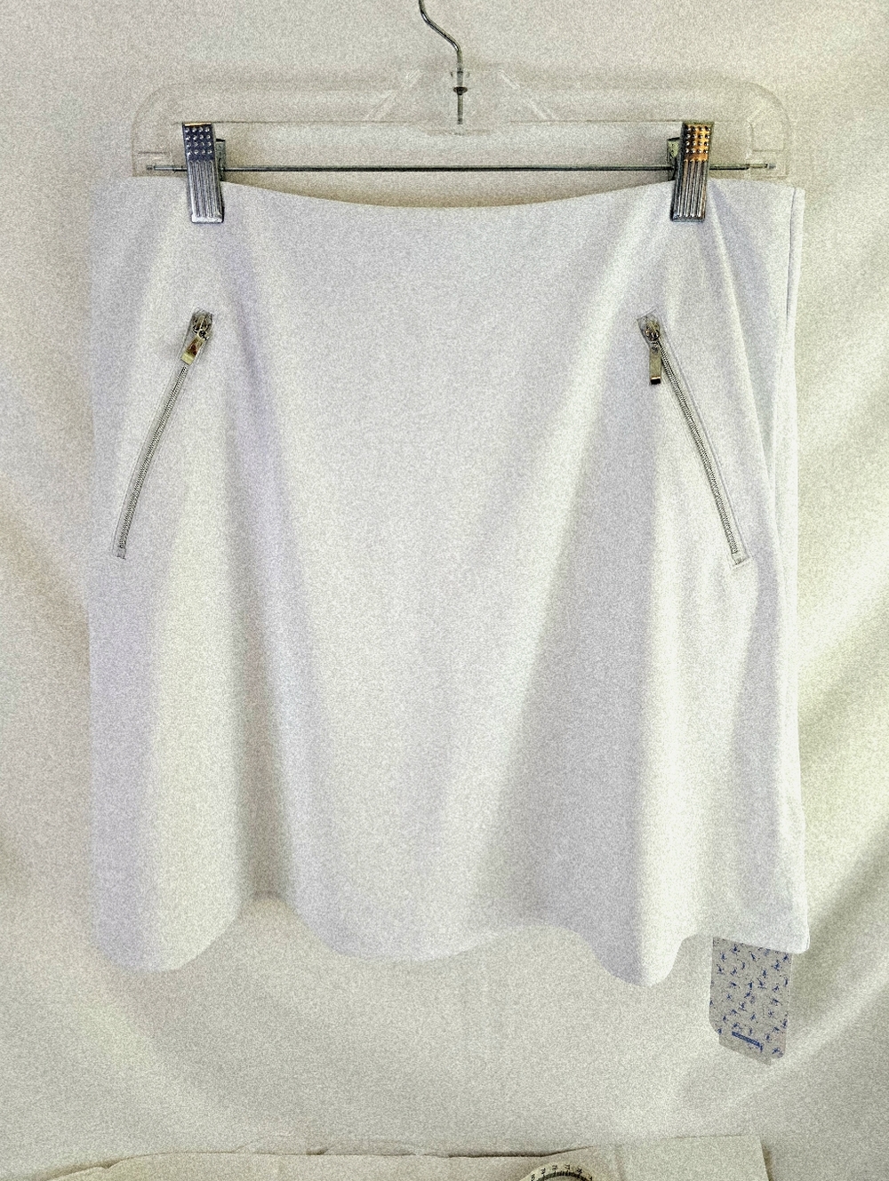 Acegolfs Sz L Activewear Golf Classic White Skort Moist Wicking  Pockets Stretch